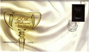 2010 FDC Australia. Melbourne Cup 150 years. Limited Edition Silver Stamp #1846 - Picture 1 of 1