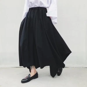 Men Hakama Loose Skirt Pants Retro Japanese Yamamoto Irregular Harun Skirt Pants - Picture 1 of 15