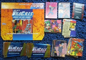 1993 Topps WILDCATS Complete TRADING CARD Base SET #1-100 + empty box & wrappers - Bild 1 von 4