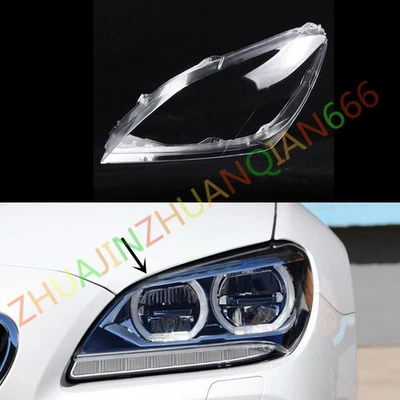For BMW 6-Series M6 2012-2015 Left Side Headlight Clear Lens Shell + Sealant - Image 1 of 4
