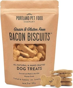 Portland Pet Food Company Bacon Healthy Dog Treats - 5 Ounce (Pack of 1) - Picture 1 of 7