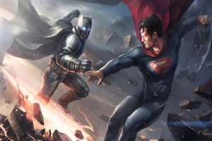 Insignia botón pin Superman Vs Batman 2"x3" - Imagen 1 de 2