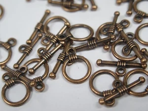 25+ ¡NUEVO!!!! LOTE VENTA Cobre Chapado Metal Collar Pulsera Joyería Extremos NUEVO - Imagen 1 de 5