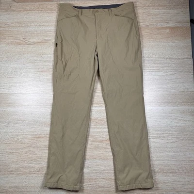 Pantalones Eddie Bauer First Ascent para hombre 38x34 beige forrados de vellón senderismo al aire libre usados en excelente estado Foto 1 de 4