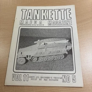 1976 Tankette Miniature Magazine SDKFZ 251 Panzerkampfwagen II A7V Überlandwagen - Picture 1 of 8