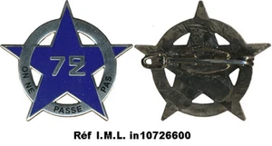 72° Bataillon Alpin de Forteresse, Section d’Eclaireurs, retirage émail (3105) - Picture 1 of 1