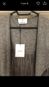 Allude, ausgefallene Weste, Grau Schurwolle/Kaschmir, Neu mit Etikett NP € 249,- - Bild 1 von 8