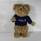 Polo Ralph Lauren Teddy Bears That Care pull peluche bleue 2002 vintage