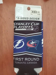 NHL LIGHTING 1ST ROUND STANLEY CUP VS COLUMBUS BLUE JACKETS BEER CAN KOZI - Picture 1 of 3
