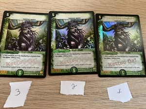 (1) RARO cuerno largo estampado de Duel Masters T1 Y1 ""Kettou Da!" ¡Exclusivo! Lectura - Imagen 1 de 7
