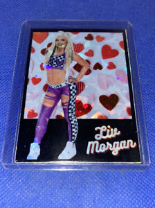 Liv Morgan Custom WWE Divas Candy Hearts Sexy Foil Prizm Trading Card wrestling