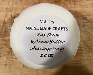 Glycerin shaving soap - Bay Rum with Shea Butter