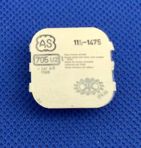 AS 1475 Part #705/718 Escape Wheel & Pinion Straight Pivots. Sealed. NOS 1-4 R - Picture 1 of 3