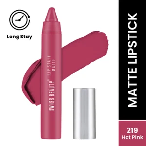 Swiss Beauty Lip Stain Matte Lipstick -219 Hot Pink 3.4gm - Picture 1 of 2