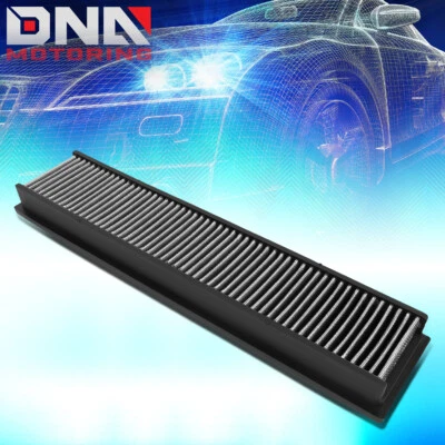 FOR 2007-2019 MITSUBISHI LANCER/OUTLANDER/RVR WASHABLE DROP-IN AIR FILTER SILVER - Image 1 of 4