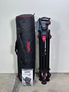 Cartoni Focus 8 Fluid Head with Red Lock Tripod System KF08-RLM - Picture 1 of 11