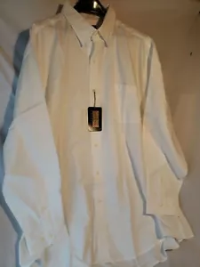 Nueva con etiquetas Outer Banks Para Hombre 2XL Camisa de Vestir con Botones Frontal Blanca Mangas Largas Algodón - Imagen 1 de 6