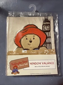 Paddington Bear Window Valance by Trend Lab 56" x 15" BRAND NEW IN PACKAGE - Picture 1 of 3