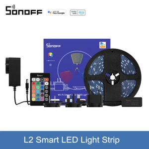 Sonoff Smart RGB LED Strip Lights 2/5M Wifi Smart Remote Control Music Power - Picture 1 of 14