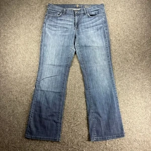 7 For All Mankind High Waist Bootcut Jeans Damen Blau Denim Größe 32 - Bild 1 von 9