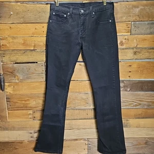 Jeans Levis 527 Uomo 34x32 Nero Bootcut Denim Vintage Y2K Classico - Foto 1 di 7