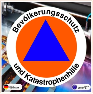Logo tondo protezione civile - adesivi normali o retroriflettenti - Foto 1 di 3