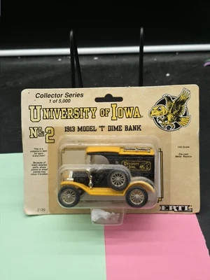 Iowa Hawkeye Ertl Dime Bank #2 in Original Packaging - Image 1 of 2