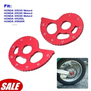 For HONDA XR 230R 250R 400R 600R 650L XLR 250R CNC Rear Chain Adjuster Tensioner - Picture 1 of 15