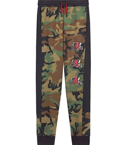 Nike Boy’s Camo Jumpman Fleece Training Sweats, Jumpman Graphics, Large (14-16) - Picture 1 of 6