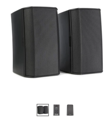 QSC AD-S4T-BK – Two Way Surface Mount Loudspeaker (Black, Pair) - Image 1 of 3