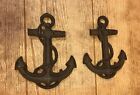 Cast Iron Nautical Anchor 7 5/8" tall x 6" wide Wall Decor (Set of 2) 0170-05230