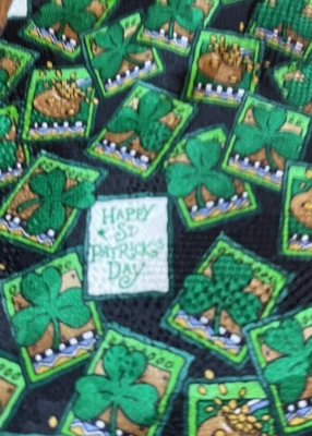 TRAJE DE TRÉBOLES DE LA SUERTE POT OF GOLD CORBATA DE DISEÑADOR ENVÍO GRATUITO Foto 1 de 3