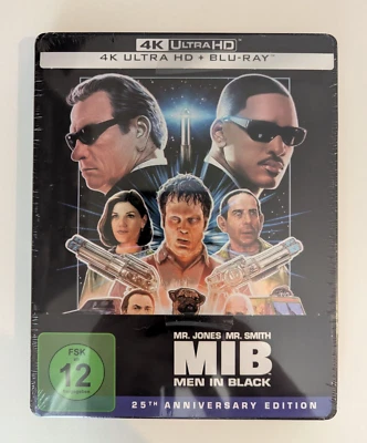 Men In Black 4K Steelbook Ultra-HD Blu-Ray (WORKS IN UK) - Image 1 of 2