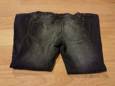 Девочек размер 6 Mossimo поставки узкие штанины джинсовой ткани синие джинсы со стразами карманы болты - Изображение 1 из 4