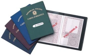x Porta Carta D'identità Custodia Documento In Plastica Display Protezione dfh - Foto 1 di 1