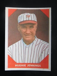 Tarjeta de béisbol Fleer 1960 #67 Hughie Jennings (nuevo+) conjunto de gama alta descanso - Imagen 1 de 2
