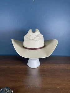 Turner Hat Company Bangora Western Style Hat Size 6-7/8 USA Size Made In Mexico - Picture 1 of 6