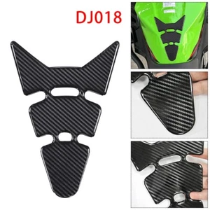 Kohlefaser 5D Aufkleber Gas Öl Tank Pad Schutz Decal Motorrad Roller - Bild 1 von 12