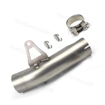 Tubo de escape medio de acero inoxidable 60 mm para BMW S1000RR 2015-2016 Foto 1 de 4