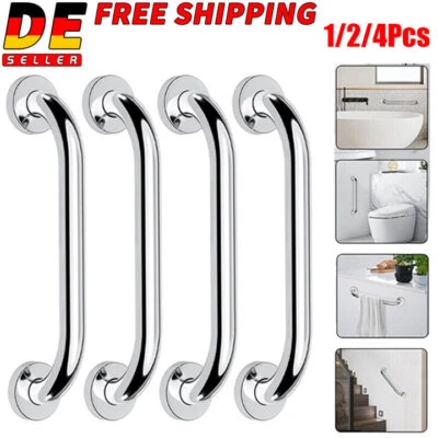 Badezimmer Edelstahl Handlauf Badewanne WC Haltegriff Dusche Sicherheit Griff DE - Bild 1 von 4