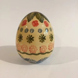 Handbemaltes Keramik Ei Made In Italy - Bild 1 von 6