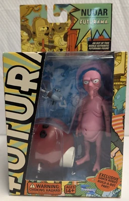 Futurama NUDAR 活动人偶 带 build-a-bot 圣诞老人机器人零件 TOYNAMI — 第 1/4 张图片