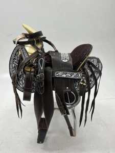 KingSaddle Mexican Leather Horse Saddle/ Silla De Montar Estilo Charro - Picture 1 of 4