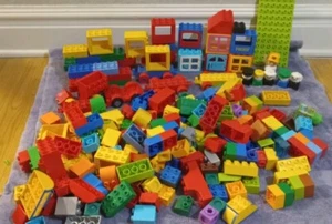 5.5 Pounds Of Lego Dupio Pieces Blocks Figures Bulk - Picture 1 of 9