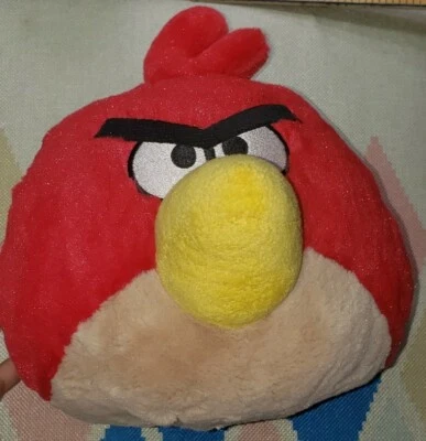 Angry Birds Space Super Red Bird 7" Plush Ball Stuffed Animal 2012 - Image 1 of 4
