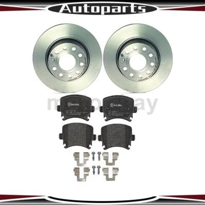 Pastillas de freno y rotores traseros Brembo para Volkswagen GTI 2015 2016 Foto 1 de 4