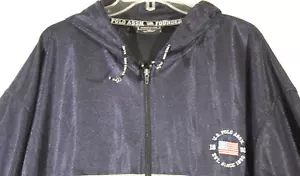 Chaqueta Polo US Assn Azul Marino Cremallera Completa con Capucha Talla XXL - Imagen 1 de 9
