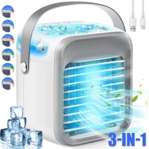 3 in 1 Aircooler Mobile Klimaanlage Klima Ventilator Klimagerät Mini Luftkühler - Bild 1 von 20