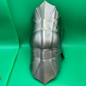 A Medieval Plates Shoulders Knight of Steel Armor Metal Fantasy Cosplay 24GA - Picture 1 of 13