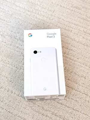 Smartphone Google Pixel 3 - 128GB - Blanco - Desbloqueado de fábrica - NUEVO EN CAJA SELLADA Foto 1 de 4